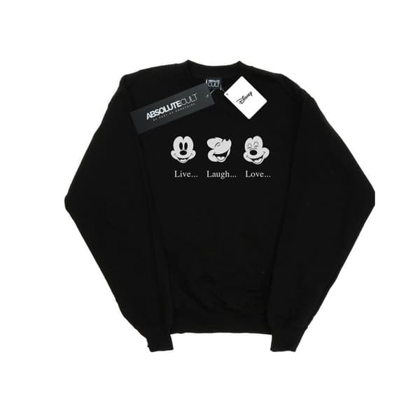 Disney Musse Pigg - Lev, älska, skratta - Sweatshirt för flickor