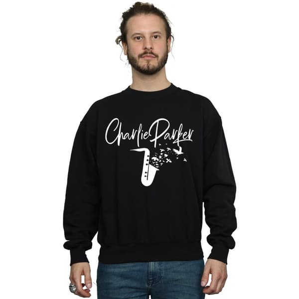 Charlie Parker Sweatshirt med fågelljud för herrar