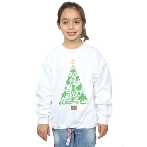 Marvel Sweatshirt med Avengers-julgran för flickor