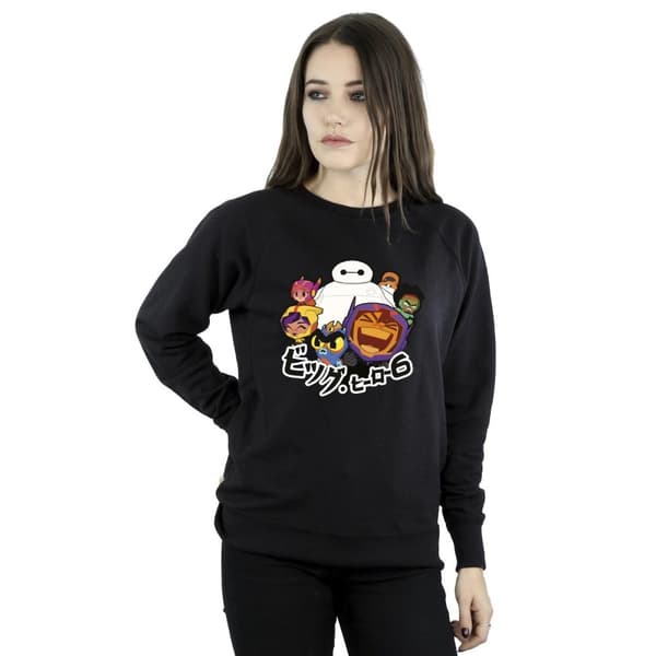 Disney Sweatshirt - Big Hero 6 Baymax Group Manga, dam/dam
