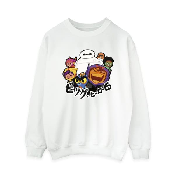 Disney Sweatshirt - Big Hero 6 Baymax Group Manga, dam/dam