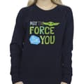 Pikkukuva 3 / 4: Star Wars Womens/Ladies The Mandalorian May The Force Be With You Sweatshirt