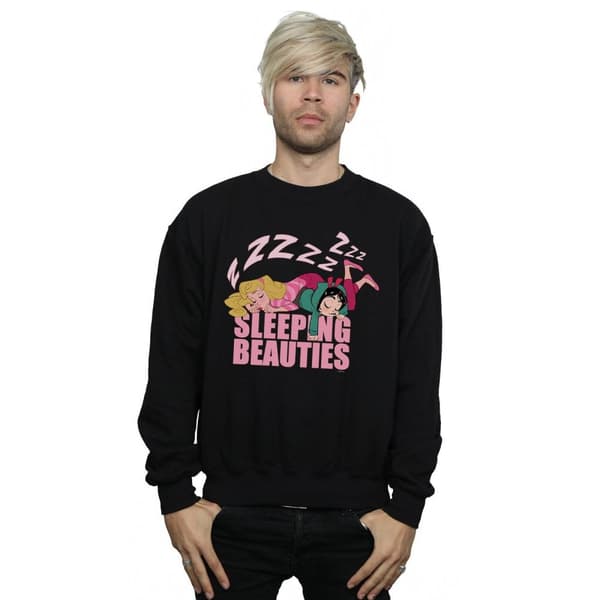 Disney Mens Wreck It Ralph Aurora And Vanellope Sweatshirt