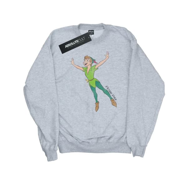 Disney Womens/Ladies Classic Flying Peter Pan Sweatshirt