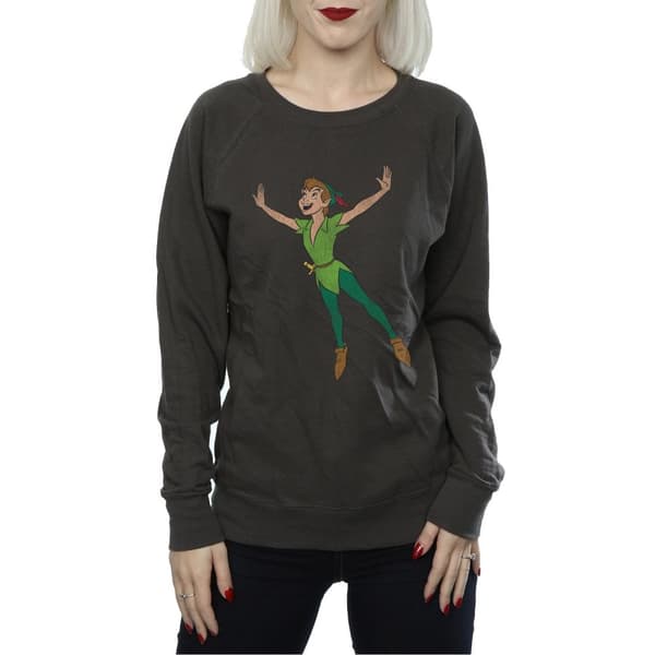 Disney Womens/Ladies Classic Flying Peter Pan Sweatshirt