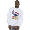 Miniatyrbild 2 av 3: Disney Mens Lilo And Stitch Christmas Love Biscuit Sweatshirt
