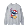 Miniatyrbild 1 av 3: Disney Mens Lilo And Stitch Christmas Love Biscuit Sweatshirt