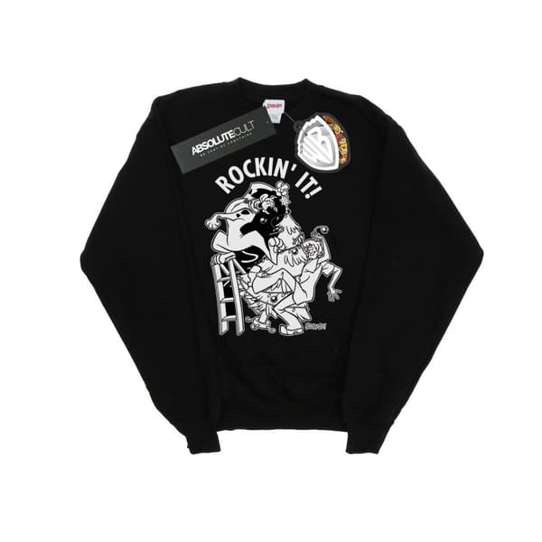 Scooby Doo Boys Rockin´ It Christmas Sweatshirt Black 12-13 Years