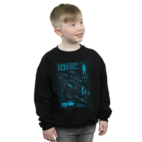 Ready Player One Boys IOI Laser Rifle Blueprint Sweatshirt