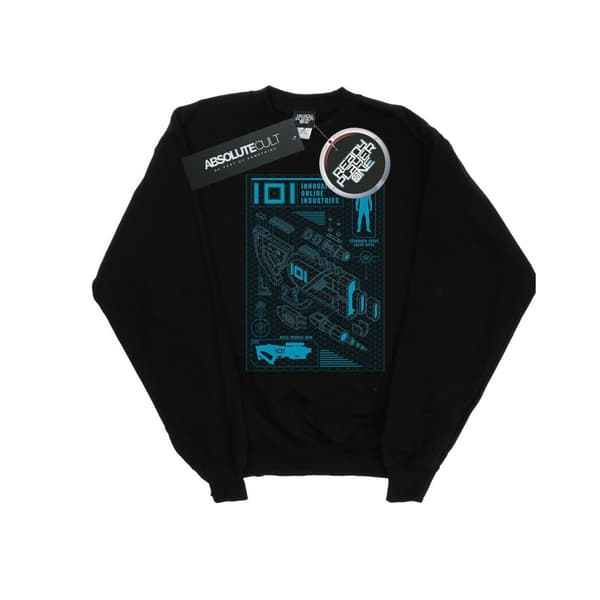 Ready Player One Boys IOI Laser Rifle Blueprint Sweatshirt