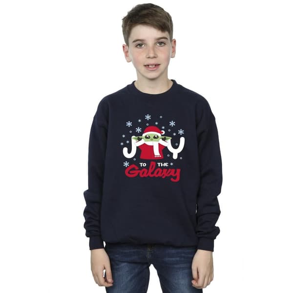 Star Wars Pojkar Mandalorian Joy To The Galaxy Sweatshirt