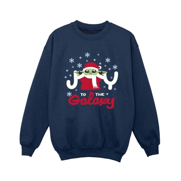 Star Wars Pojkar Mandalorian Joy To The Galaxy Sweatshirt