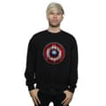 Miniatyrbillede 2 af 3: Marvel Mens Captain America Wooden Shield Sweatshirt