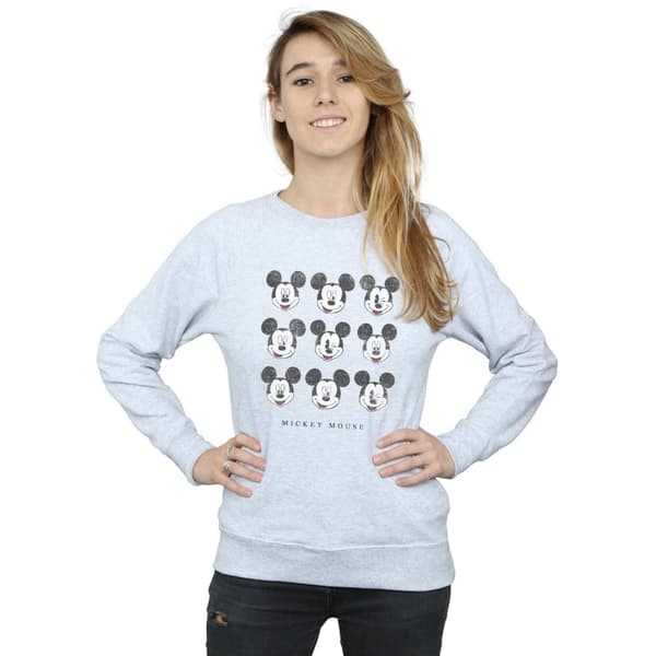 Disney Dam/Tjej Musse Pigg Blinka Och Le Sweatshirt
