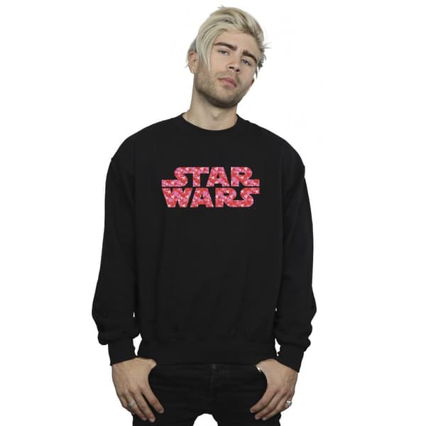 Star Wars Mens Heart Logo Sweatshirt