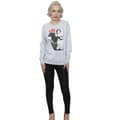 Miniatyrbilde 4 av 5: Elf Womens/Ladies Mono Distressed Poster Sweatshirt