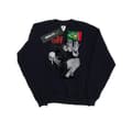 Miniatyrbilde 1 av 5: Elf Womens/Ladies Mono Distressed Poster Sweatshirt