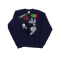 Miniatyrbilde 1 av 5: Elf Womens/Ladies Mono Distressed Poster Sweatshirt