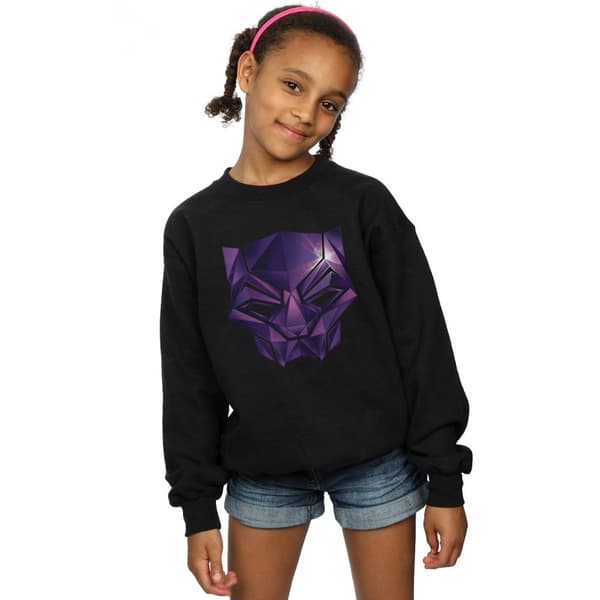 Marvel Geometrisk tröja - Avengers Infinity War Black Panther för tjejer