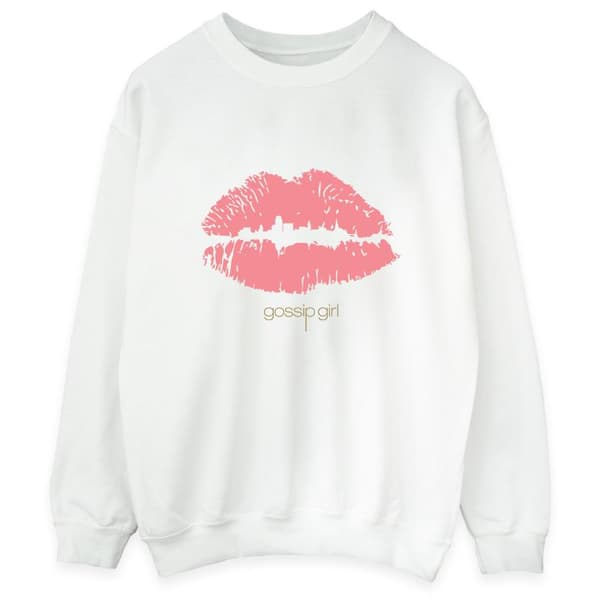 Gossip Girl Womens/Ladies Lips Skyline Sweatshirt
