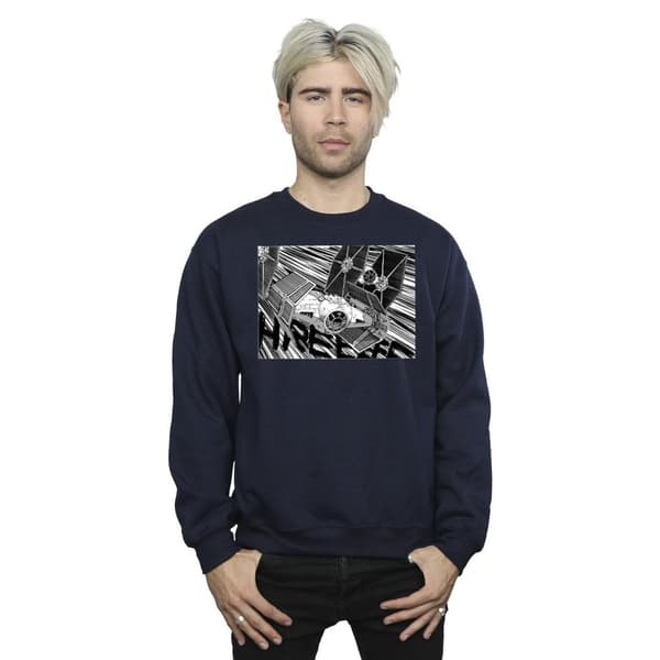 Star Wars Mens Anime Plane Sweatshirt