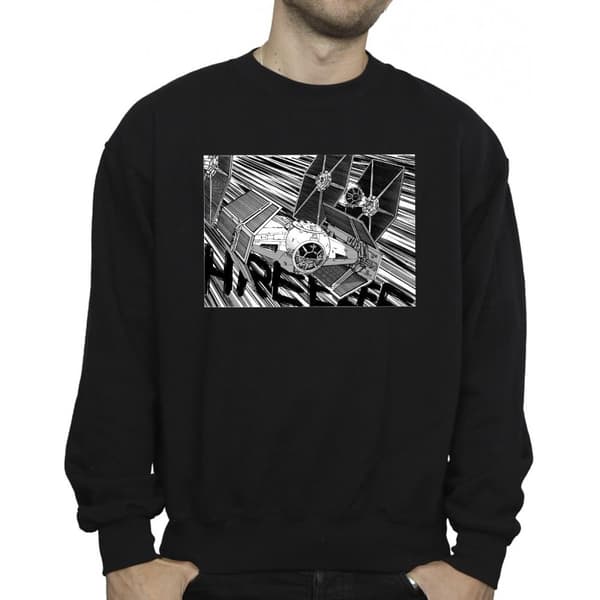 Star Wars Mens Anime Plane Sweatshirt