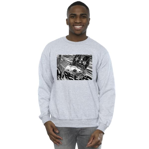 Star Wars Mens Anime Plane Sweatshirt
