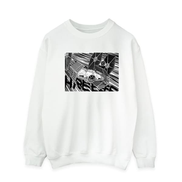 Star Wars Mens Anime Plane Sweatshirt