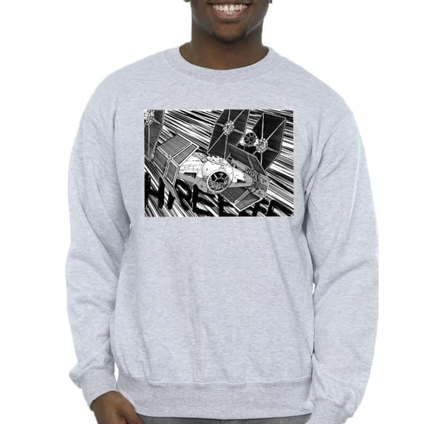 Star Wars Mens Anime Plane Sweatshirt
