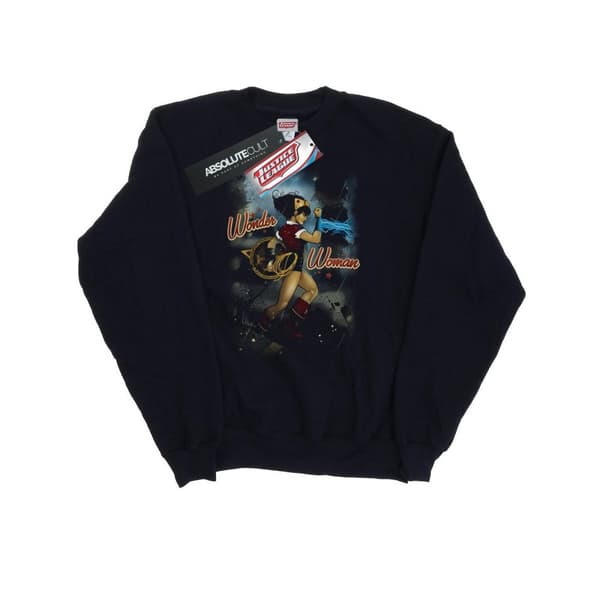 DC Comics Dam/Tjej Wonder Woman Bombshell Cover Sweatshirt