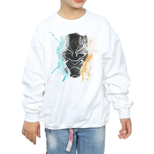 Marvel Black Panther Splash-tröja för flickor