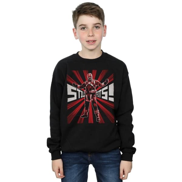 Marvel Boys Black Widow Movie Red Sparrow Fits Sweatshirt