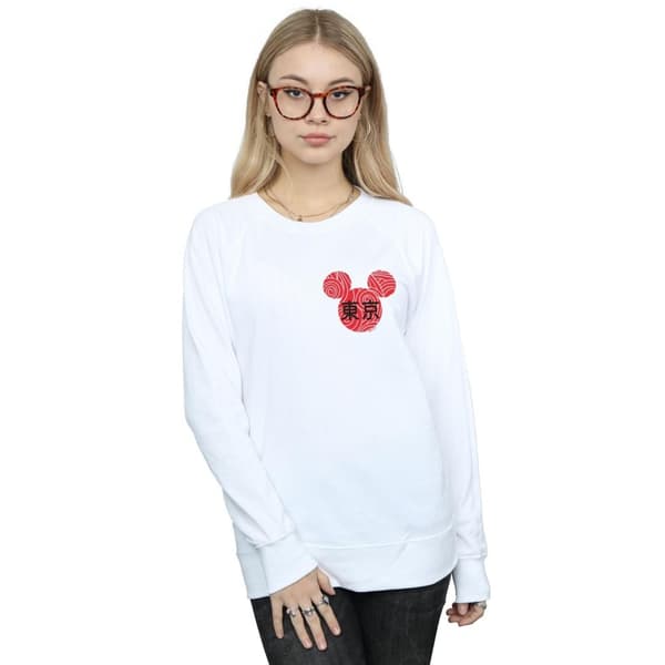 Disney Dam/Tjej Musse Pigg Symbol Sweatshirt