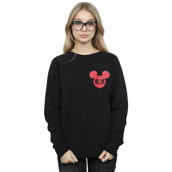 Disney Dam/Tjej Musse Pigg Symbol Sweatshirt
