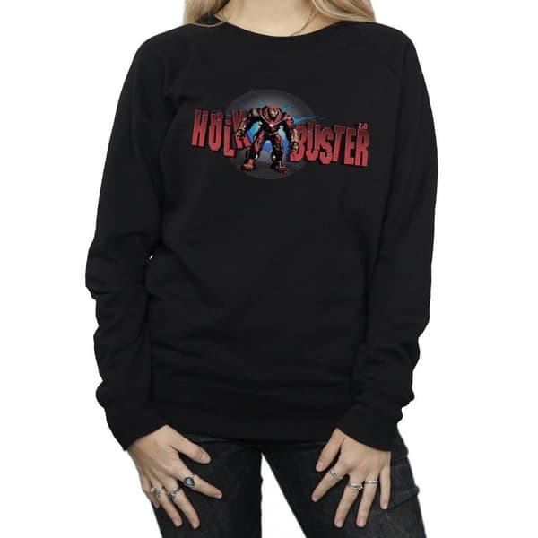 Marvel Womens/Ladies Avengers Infinity War Hulkbuster 2.0 Sweatshirt