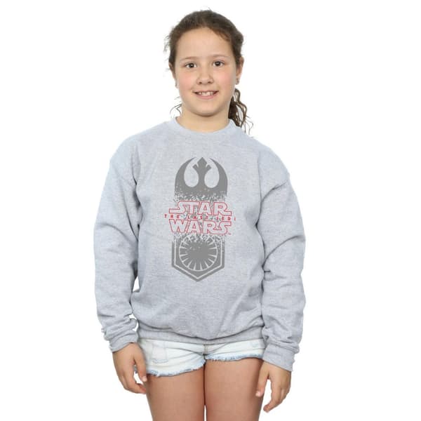 Star Wars The Last Jedi Symbol Crash Sweatshirt för flickor
