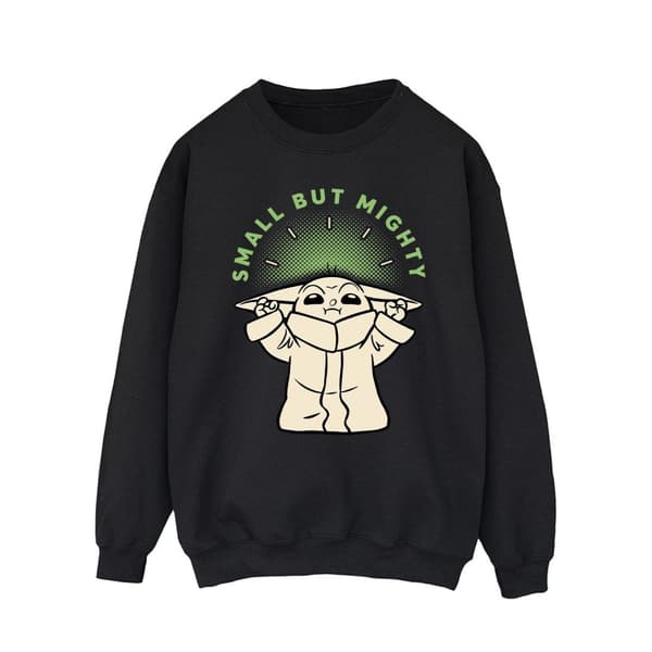 Star Wars Mens The Mandalorian Small But Mighty Grogu Sweatshirt