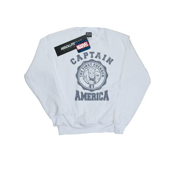 Marvel Girls Captain America Collegiate Sweatshirt