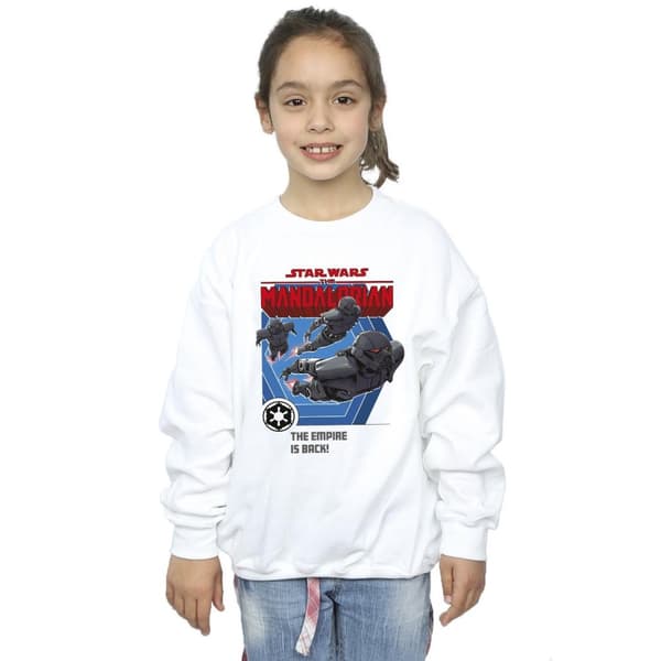 Star Wars Sweatshirt för flickor The Mandalorian Empire Is Back