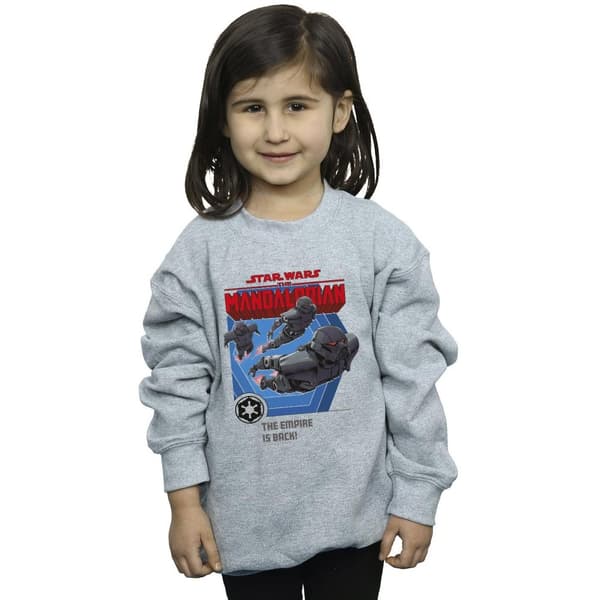 Star Wars Sweatshirt för flickor The Mandalorian Empire Is Back