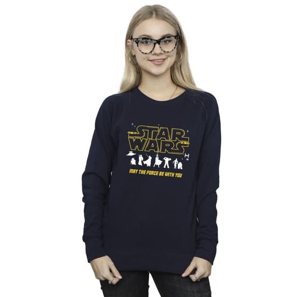 Star Wars Dam/Tjej Silhouettes Force Sweatshirt