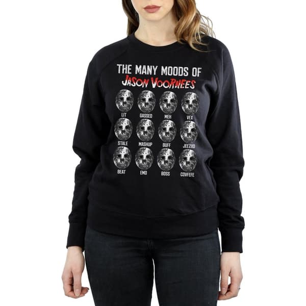 Friday 13th Womens/Ladies The Many Moods Of Jason Voorhees Sweatshirt