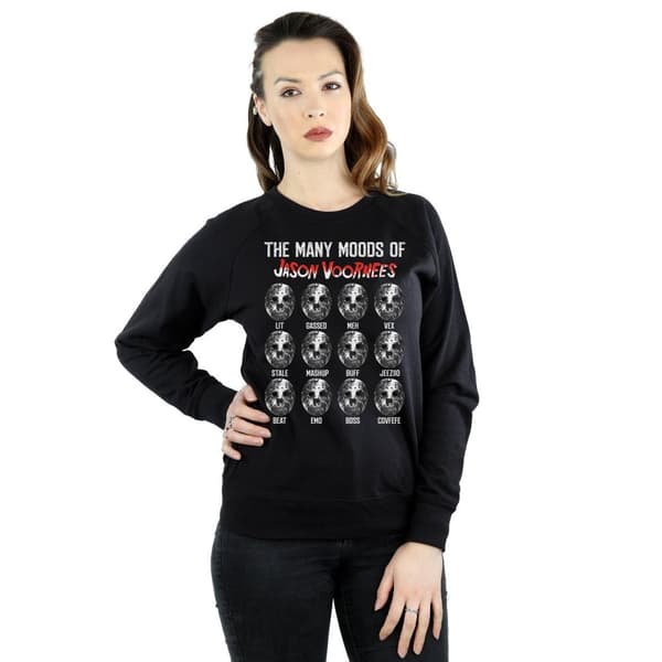 Friday 13th Womens/Ladies The Many Moods Of Jason Voorhees Sweatshirt