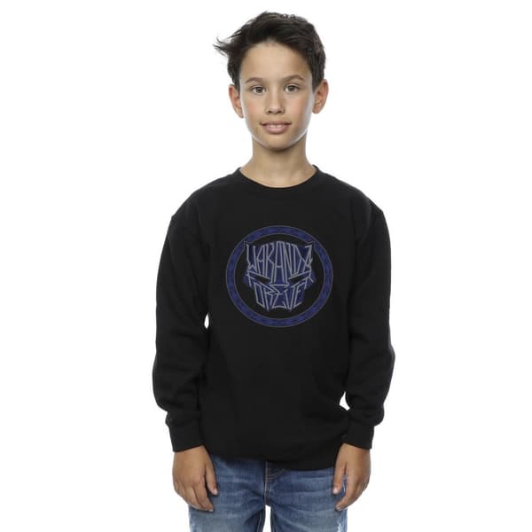Marvel Boys Wakanda Forever Tribal Icon Sweatshirt