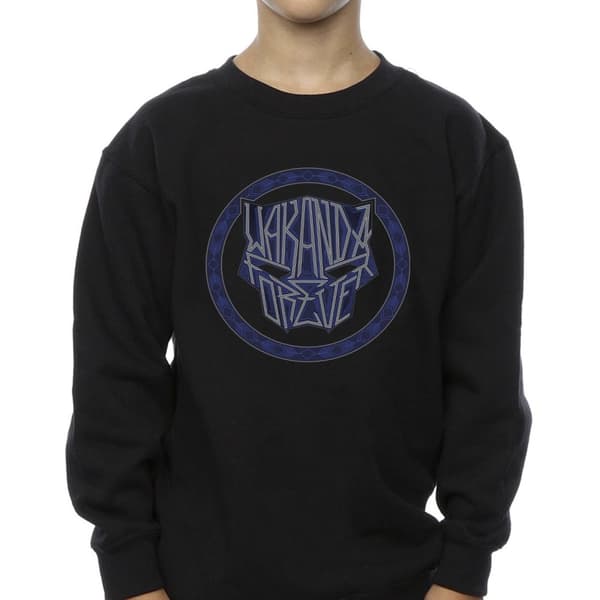 Marvel Boys Wakanda Forever Tribal Icon Sweatshirt