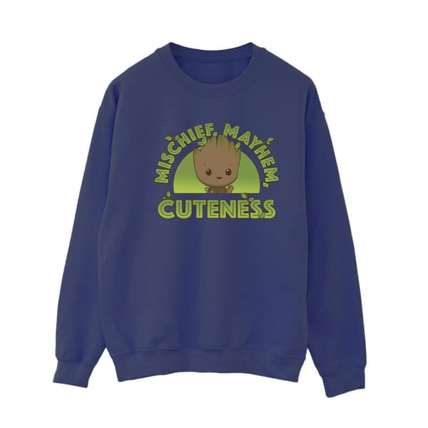 Marvel Womens/Ladies I Am Groot Mischief Mayhem Sweatshirt