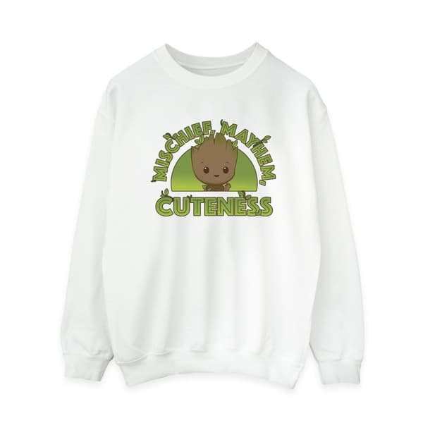 Marvel Womens/Ladies I Am Groot Mischief Mayhem Sweatshirt