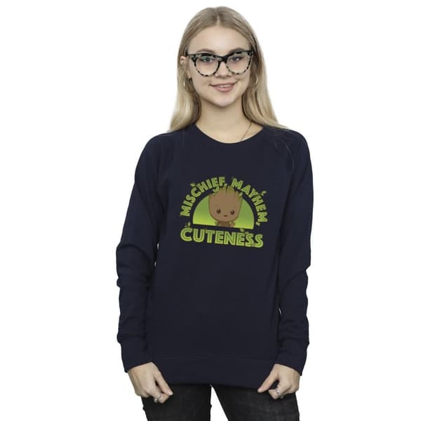 Marvel Womens/Ladies I Am Groot Mischief Mayhem Sweatshirt