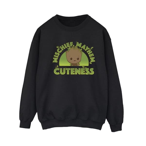Marvel Womens/Ladies I Am Groot Mischief Mayhem Sweatshirt