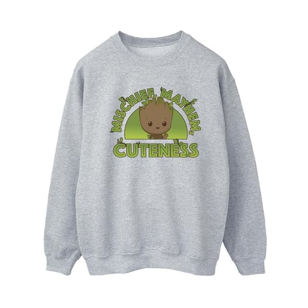 Marvel Womens/Ladies I Am Groot Mischief Mayhem Sweatshirt